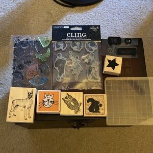 Cling Stamps Wooden stamps Assortment